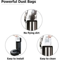 TANABATA Lot De 8 Sacs D'aspirateur De Rechange Pour IRobot Roomba Série I & S I7 I7+ 7550, I3 I3 Plus 3550, I6 I6+ 6550, I8 I8+ 8550, S9 S9+/9550, Filtre Automatique De La Saleté Avec Base Propre -Aspirateur et sac Soldes 53925888 4