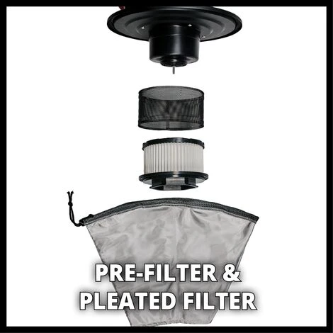 Einhell Aspirateur à Cendres TC-AV 1718 D (1200 W, Performance D’aspiration De 170 mbar, Cuve En Fer-blanc 18 L) 5 Einhell Aspirateur à Cendres TC-AV 1718 D (1200 W, Performance D’aspiration De 170 mbar, Cuve En Fer-blanc 18 L) – Image 5