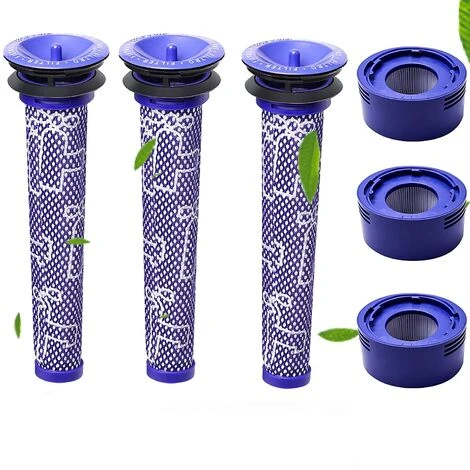 PERLE RARE Filtre Pour Dyson,filtres De Rechange Aspirateur Pour Dyson V7 Et V8 Absolute Et Animal, 3 Post-filtres HEPA, 3 Pré-filtres, Pièce De Rechange(V7V8) 1 PERLE RARE Filtre Pour Dyson,filtres De Rechange Aspirateur Pour Dyson V7 Et V8 Absolute Et Animal, 3 Post-filtres HEPA, 3 Pré-filtres, Pièce De Rechange(V7V8)