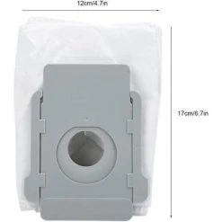 ALMI Lot De 8 Sacs Jetables Sacs À Poussière De Rechange Pour Aspirateur IRobot Roomba I7 I7+ / I7 Plus E5 E6 E7 S9 S9+ Robot Base Autonettoyante, Kit D'accessoires De Sacs D'élimination De La Saleté -Aspirateur et sac Soldes 55069815 4