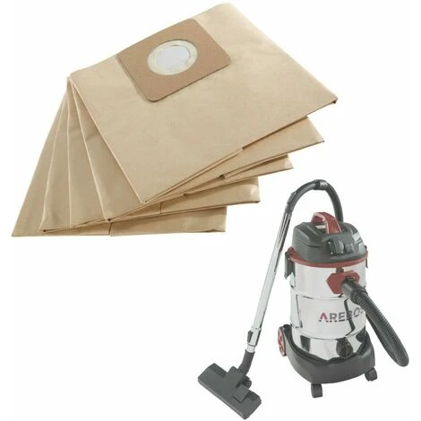 AREBOS Lot De 5 Sacs D'aspirateur | Compatibles Avec Les Aspirateurs Industriels | 1800 W | Avec EAN 4260627420117 | Papier Spécial | 2 Couches | 41,5 X 43 Cm 1 AREBOS Lot De 5 Sacs D'aspirateur | Compatibles Avec Les Aspirateurs Industriels | 1800 W | Avec EAN 4260627420117 | Papier Spécial | 2 Couches | 41,5 X 43 Cm