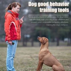 CATHERINE Dispositif Anti-aboiement De Chien à Double Canal Portable à Ultrasons Outil De Dressage De Chien 3 En 1 Avec Lampe De Poche LED -Aspirateur et sac Soldes 55654703 4