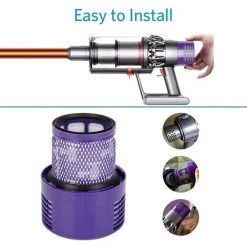 DECKON 2 Paquet Lavables Réutilisables Filtre De Remplacement Pour Dyson V10 Cyclone Animal Absolute Motorhead Total Clean Pro Extra Aspirateur Sans Fil Avec Brosse De Nettoyage -Aspirateur et sac Soldes 55761568 3