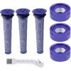 TINOR Lot De 3 Filtres Post-moteur Et Pré-HEPA De Rechange Pour Aspirateur Sans Fil Dyson V7, V8 Animal Absolute DY-965661-01, DY-967478-01