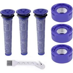 TINOR Lot De 3 Filtres Post-moteur Et Pré-HEPA De Rechange Pour Aspirateur Sans Fil Dyson V7, V8 Animal Absolute DY-965661-01, DY-967478-01