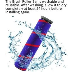 STOMO Tête De Nettoyage à Rouleau Souple De Remplacement Pour Dyson V7 V8 V10 V11 V15 Aspirateurs Sans Fil, Accessoire De Brosse à Plancher Avec Phares à LED -Aspirateur et sac Soldes 57002808 3
