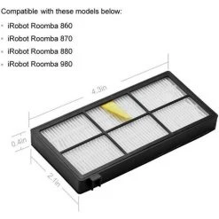 STOMO Filtres De Remplacement Pour IRobot Roomba Série 800 Et 900 980 966 960 865 870 875 876 De Pièces De Rechange 8 STOMO Filtres De Remplacement Pour IRobot Roomba Série 800 Et 900 980 966 960 865 870 875 876 De Pièces De Rechange -Aspirateur et sac Soldes 57002828 4