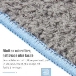 LRISHOM 6Pcs Accessoires De Nettoyage De Balayeuse De Robot Accessoires De Remplacement De Vadrouille, Lingettes Sèches / Humides Lavables, Pour Balayeuse De Robot IRobot Braava Jet M6, 6Pcs Vadrouille Humide -Aspirateur et sac Soldes 57112171 3