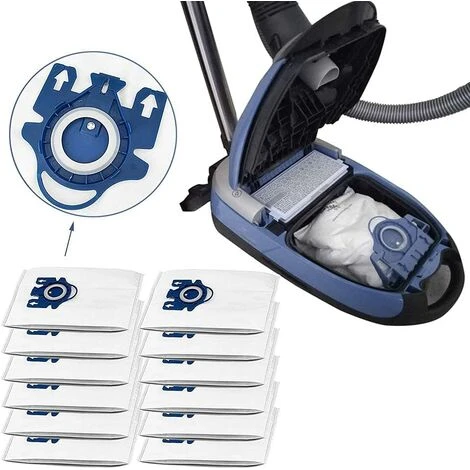 TINOR 6 Remplacement Sac + Filtre Pour Miele HyClean 3D Efficiency GN Classic C1 Complete C2 C3 S2000 S5000 S8000 Series - 9917730 5 TINOR 6 Remplacement Sac + Filtre Pour Miele HyClean 3D Efficiency GN Classic C1 Complete C2 C3 S2000 S5000 S8000 Series - 9917730 – Image 5