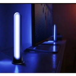 GUAZHUNIFR Lot De 2 Smart Lampe LED, RGB Smart Lampe Bureau Avec 26 Effets D'éclairage Et 8 Modes De Musique, Gaming Deco Lampe, RGB Smart Lampe Bureau Contrôlées Par APP Pour TV, PC, Décoration De Chambre 7 GUAZHUNIFR Lot De 2 Smart Lampe LED, RGB Smart Lampe Bureau Avec 26 Effets D'éclairage Et 8 Modes De Musique, Gaming Deco Lampe, RGB Smart Lampe Bureau Contrôlées Par APP Pour TV, PC, Décoration De Chambre -Aspirateur et sac Soldes 57597832 4