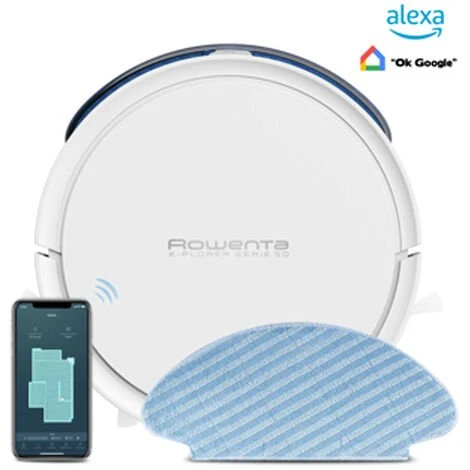 Aspirateur/laveur Robot Programmable Connecté - Rr7387wh - Rowenta - Blanc 1 Aspirateur/laveur Robot Programmable Connecté - Rr7387wh - Rowenta - Blanc