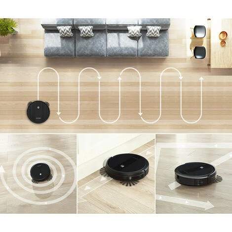 AIRROBO Aspirateur Robot Spécial Poils D'Animaux 2600Pa, 140min D'Autonomie, Recharge Automatique, Collecteur 510ml, Contrôle Avec App/Alexa/WiFi, Pour Sols, Tapis, Silencieux 65dB 2 AIRROBO Aspirateur Robot Spécial Poils D'Animaux 2600Pa, 140min D'Autonomie, Recharge Automatique, Collecteur 510ml, Contrôle Avec App/Alexa/WiFi, Pour Sols, Tapis, Silencieux 65dB – Image 2