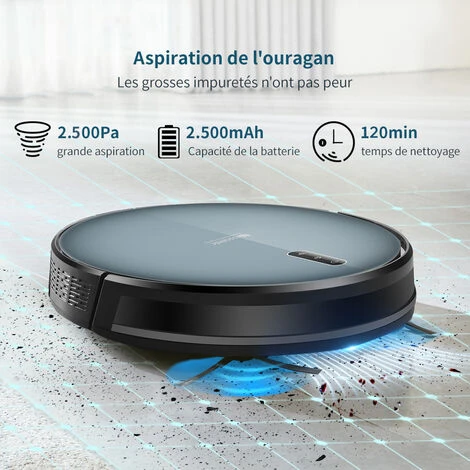 PROSCENIC 830P - Aspirateur Robot Connecté Avec Navigation Intelligente - Fonction Lavage - 0,6L - Wifi 4 PROSCENIC 830P - Aspirateur Robot Connecté Avec Navigation Intelligente - Fonction Lavage - 0,6L - Wifi – Image 4