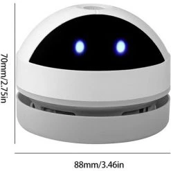 MONLY Mini Aspirateur Pour Table De Bureau, Avec Chargeur USB, Et Brosse Propre, Pour Le Bureau Et La Maison -Aspirateur et sac Soldes 58282661 5