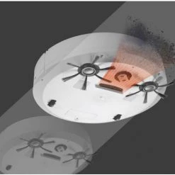 BENOBBY KIDS Robot Aspirateur, Laveur De Sol, Facile à Utiliser, 3 Modes De Nettoyage, Silencieux, Or Rose，UBS，or Rose -Aspirateur et sac Soldes 58751671 3