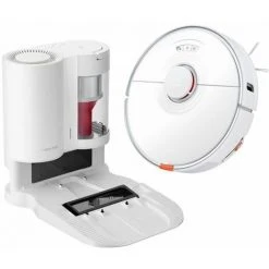 Roborock S7 Robot Nettoyeur + Station D'aspiration Automatique Auto-Empty Dock - Blanc