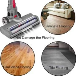 PERLE RARE Brosse Rotative Motorisée Électrique Turbo Compatible Pour Dyson V7 V8 V10 V11 V15Dégagement Rapide Avec Rouleau Poils Durs Pour Parquet Avec Lumière -Aspirateur et sac Soldes 59324042 3