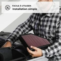 DECKON 33-3005 Filtre à Air Du Moteur: Haute Performance, Premium, Lavable, Filtre De Remplacement, Plus De Pouvoir, 2012-2019 (Golf, Tiguan, Passat, Polo, A3, Q2, S3, TT, Ateca, Leon, Laroq, Octavia) 7 DECKON 33-3005 Filtre à Air Du Moteur: Haute Performance, Premium, Lavable, Filtre De Remplacement, Plus De Pouvoir, 2012-2019 (Golf, Tiguan, Passat, Polo, A3, Q2, S3, TT, Ateca, Leon, Laroq, Octavia) -Aspirateur et sac Soldes 59386964 3