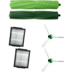 EINEMGELD Robot Filtre Brosse Latérale Pour IRobot Roomba I Series IRobot I7 E5 E6, 2x Filters+2x Roller Brushes+2x Side Brushes