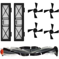 EINEMGELD Filtre De Remplacement Ultra Performant, Kit De Brosse, Compatible Avec Les Aspirateurs Robots Neato Botvac D Series Et Neato Botvac Connection, Accessoires Pour Neato D3 D5 D7 D75 D80 D85