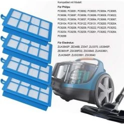 EINEMGELD Filtre D'échappement De Rechange Pour Aspirateurs Electrolux Et PHILI-PS, Lot De 4 8 EINEMGELD Filtre D'échappement De Rechange Pour Aspirateurs Electrolux Et PHILI-PS, Lot De 4 -Aspirateur et sac Soldes 59434167 4