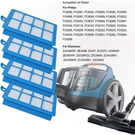 EINEMGELD Filtre D'échappement De Rechange Pour Aspirateurs Electrolux Et PHILI-PS, Lot De 4 4 EINEMGELD Filtre D'échappement De Rechange Pour Aspirateurs Electrolux Et PHILI-PS, Lot De 4 – Image 4