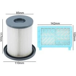 EINEMGELD Pièces De Rechange Filtres Hepa+ Filtre à Cartouche Pour Philips FC8732 FC8733 FC8734 FC8736 FC8738 FC8740 FC8748 Aspirateur -Aspirateur et sac Soldes 59434170 2