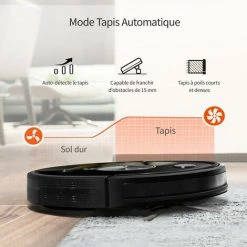 ULTENIC D5s Pro - Aspirateur Robot Laveur - Forte Aspiration 3000Pa - Autonomie 150min - Navigation Gyroscope 3 En 1- Convient Aux Personnes âgées 8 ULTENIC D5s Pro - Aspirateur Robot Laveur - Forte Aspiration 3000Pa - Autonomie 150min - Navigation Gyroscope 3 En 1- Convient Aux Personnes âgées -Aspirateur et sac Soldes 59465141 4