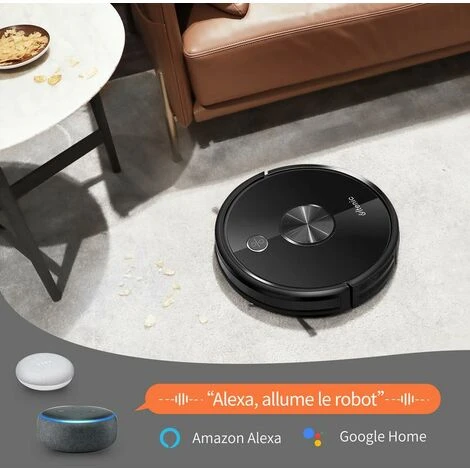 ULTENIC D5s Pro - Aspirateur Robot Laveur - Forte Aspiration 3000Pa - Autonomie 150min - Navigation Gyroscope 3 En 1- Convient Aux Personnes âgées 5 ULTENIC D5s Pro - Aspirateur Robot Laveur - Forte Aspiration 3000Pa - Autonomie 150min - Navigation Gyroscope 3 En 1- Convient Aux Personnes âgées – Image 5