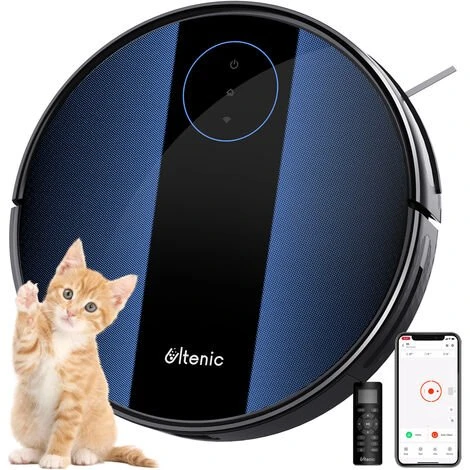 ULTENIC D5 - Aspirateur Robot Ultramince - Aspiration De 3000 Pa - Batterie 2600mAh - Connecté Bluetooth Et WIFI - Convient Aux Personnes âgées 1 ULTENIC D5 - Aspirateur Robot Ultramince - Aspiration De 3000 Pa - Batterie 2600mAh - Connecté Bluetooth Et WIFI - Convient Aux Personnes âgées