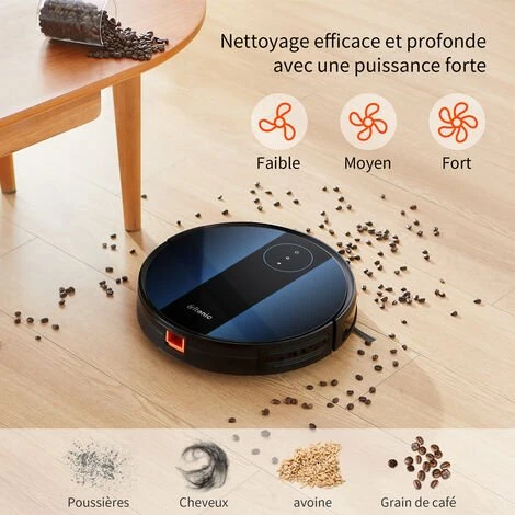 ULTENIC D5 - Aspirateur Robot Ultramince - Aspiration De 3000 Pa - Batterie 2600mAh - Connecté Bluetooth Et WIFI - Convient Aux Personnes âgées 4 ULTENIC D5 - Aspirateur Robot Ultramince - Aspiration De 3000 Pa - Batterie 2600mAh - Connecté Bluetooth Et WIFI - Convient Aux Personnes âgées – Image 4