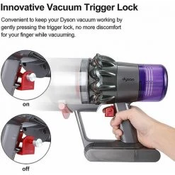 IRISFR Lilaris Support De Poignée Pour Interrupteur - Bouton De Démarrage - Accessoires Compatibles Avec Dyson V15 V11 V10 V8 V7 V6 - Ne Convient Pas Pour V11 Outsize (fixez Le Bouton Lors De L'aspiration)rouge, Une Pièce -Aspirateur et sac Soldes 59618194 4