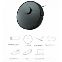 Dreame D9 Max Robot Aspirateur- 4000Pa Aspiration- 5200mAh Batterie- Alexa- Mijia APP Contrôle- 270ml Réservoir D'eau 9 Dreame D9 Max Robot Aspirateur- 4000Pa Aspiration- 5200mAh Batterie- Alexa- Mijia APP Contrôle- 270ml Réservoir D'eau -Aspirateur et sac Soldes 59764848 5