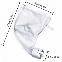 GALOZZOIT Sacs Pour Nettoyeur De Piscine Pour Polaris 280 Ou 480, 2 Pièces Nylon Remplacement De Sac Zipper Sacs à En Maille à Usage Multiple -Aspirateur et sac Soldes 60001040 4