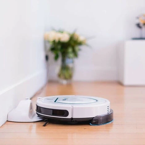 EZICLEAN EZICOM - Aqua IMap A150 - Robot Aspirateur Laveur Connecté - Navigation Gyro+ - 60dB - 70 Min - 75 M² - 330 Ml 2 EZICLEAN EZICOM - Aqua IMap A150 - Robot Aspirateur Laveur Connecté - Navigation Gyro+ - 60dB - 70 Min - 75 M² - 330 Ml – Image 2