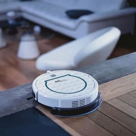 EZICLEAN EZICOM - Aqua IMap A150 - Robot Aspirateur Laveur Connecté - Navigation Gyro+ - 60dB - 70 Min - 75 M² - 330 Ml 4 EZICLEAN EZICOM - Aqua IMap A150 - Robot Aspirateur Laveur Connecté - Navigation Gyro+ - 60dB - 70 Min - 75 M² - 330 Ml – Image 4