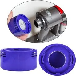 GALOZZOIT 3 Paquet Pre Et Moteur Post Remplacement Du Filtre Pour Dyson V8 Et V7 Aspirateur Sans Fil Ensemble De Filtres, Pack Familial -Aspirateur et sac Soldes 60110709 4