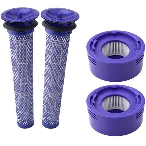 MINETGNON Kit Pack De 4 Filtres Post Moteur Et Filtre Pr¨¦ Moteur Pour Dyson Aspirateur V8 V7 1 MINETGNON Kit Pack De 4 Filtres Post Moteur Et Filtre Pr¨¦ Moteur Pour Dyson Aspirateur V8 V7