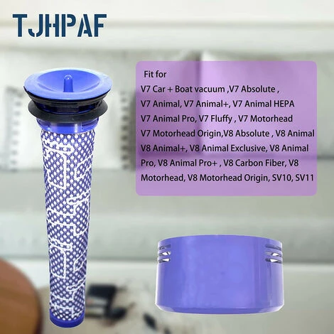 MINETGNON Kit Pack De 4 Filtres Post Moteur Et Filtre Pr¨¦ Moteur Pour Dyson Aspirateur V8 V7 3 MINETGNON Kit Pack De 4 Filtres Post Moteur Et Filtre Pr¨¦ Moteur Pour Dyson Aspirateur V8 V7 – Image 3