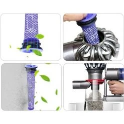 MINETGNON Kit Pack De 4 Filtres Post Moteur Et Filtre Pr¨¦ Moteur Pour Dyson Aspirateur V8 V7 9 MINETGNON Kit Pack De 4 Filtres Post Moteur Et Filtre Pr¨¦ Moteur Pour Dyson Aspirateur V8 V7 -Aspirateur et sac Soldes 60155099 5