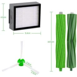 MINETGNON KIT Pack De 10 Accesoires Pour IRobot Roomba Aspirateur (Brosses + Filtres) - S¨¦ries I3/i3+/i4/i7/i7+/E5/E6/E7 8 MINETGNON KIT Pack De 10 Accesoires Pour IRobot Roomba Aspirateur (Brosses + Filtres) - S¨¦ries I3/i3+/i4/i7/i7+/E5/E6/E7 -Aspirateur et sac Soldes 60155101 4