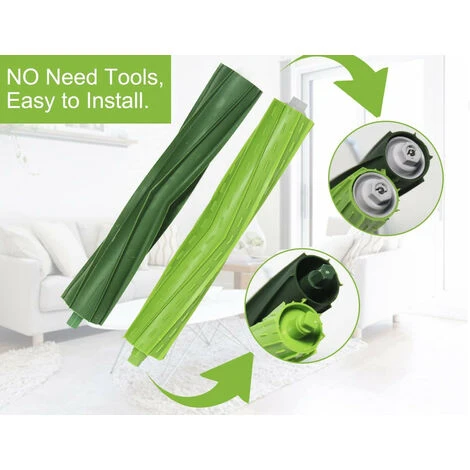 MINETGNON KIT Pack De 10 Accesoires Pour IRobot Roomba Aspirateur (Brosses + Filtres) - S¨¦ries I3/i3+/i4/i7/i7+/E5/E6/E7 5 MINETGNON KIT Pack De 10 Accesoires Pour IRobot Roomba Aspirateur (Brosses + Filtres) - S¨¦ries I3/i3+/i4/i7/i7+/E5/E6/E7 – Image 5