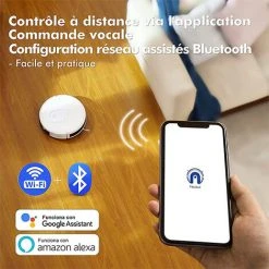 Aspirateur Robot Neabot Q11 4000pa 3 En 1 Avec Poubelle Auto-vidage - Navigation Intelligente LDS - ?Blanc Nacré,Fortuna Lai 7 Aspirateur Robot Neabot Q11 4000pa 3 En 1 Avec Poubelle Auto-vidage - Navigation Intelligente LDS - ?Blanc Nacré,Fortuna Lai -Aspirateur et sac Soldes 60223998 3
