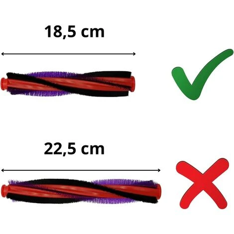 MEZHENG Compatible Avec Dyson V6 DC59, DC62, SV03, SV073 Brosse Rotative 18,5 Cm 2 MEZHENG Compatible Avec Dyson V6 DC59, DC62, SV03, SV073 Brosse Rotative 18,5 Cm – Image 2