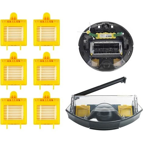MEZHENG Kit De Remplacement Pour Roomba 700 Série 700 720 750 760 765 770 772 772e 774 775 776 776p 780 782 782e 785 786 2 MEZHENG Kit De Remplacement Pour Roomba 700 Série 700 720 750 760 765 770 772 772e 774 775 776 776p 780 782 782e 785 786 – Image 2