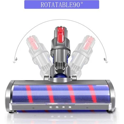 MEZHENG Tête De Nettoyage Pour Modèles Dyson V7 V8 V10 V11 Aspirateur Balai Sans Fil Accessoires Pour Parquets 2 MEZHENG Tête De Nettoyage Pour Modèles Dyson V7 V8 V10 V11 Aspirateur Balai Sans Fil Accessoires Pour Parquets – Image 2