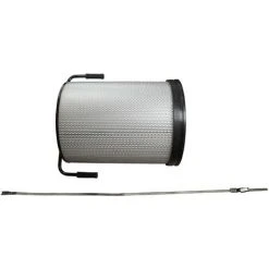 Vhbw Cartouche Filtrante Poussières Fines Compatible Avec Bernardo DC 500 Aspirateur à Copeaux - Avec Brosse De Nettoyage
