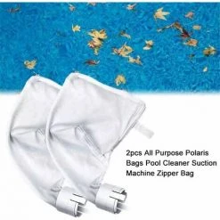 DECKON Lot De 2 Sacs Filtrants Zippés De Rechange Pour Nettoyeur De Piscine Polaris 360 380- -Aspirateur et sac Soldes 61651846 5