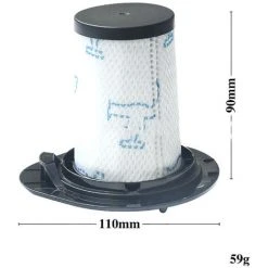 FOZIY Filtres Pour Rowenta Air Force 460 All In One Rh92xx Et Rowenta Air Force Flex 560 Rh94xx Aspirateur, Filtres En Mousse Accessoires Altern À ZR009002，une Pièce, Noir,Fonepro -Aspirateur et sac Soldes 62033883 3