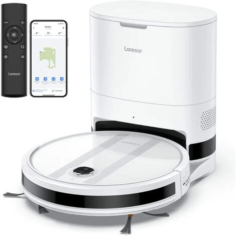 Aspirateur Robot , Laresar Robot Aspirateur Laveur De Sol 3000Pa 3 En 1 Avec Station D'auto-vidage,Balaye,Aspirateur Et Lave,200min D'Autonomie,Contrôle Avec Alexa/APP/Télécommande,pour Poils D'animaux 1 Aspirateur Robot , Laresar Robot Aspirateur Laveur De Sol 3000Pa 3 En 1 Avec Station D'auto-vidage,Balaye,Aspirateur Et Lave,200min D'Autonomie,Contrôle Avec Alexa/APP/Télécommande,pour Poils D'animaux